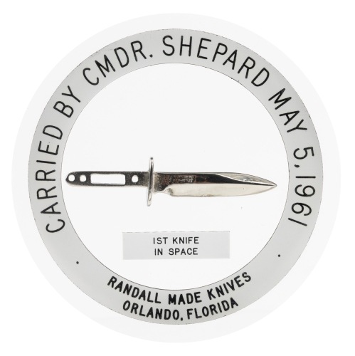 First Knife In Space Carried by Alan Shepard, May 5, 1991
