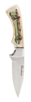 Outstanding Scrimshaw on Mammoth Tusk of a Mastadon and Mammoth by Ga&Atilde;&copy;tan Beauchamp