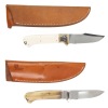 Pair of Pendleton Knives, Volcano, California with Mammoth Tusk Scales