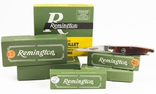 Collection of Six Remington Knives Mint in Box