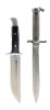 Knife and Bayonet: Large Knife by Buck Model 124 and Mauser Rifle Bayonet