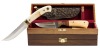 S. Mackrell & Son Collaboration on One Knife with Scales in Hippo Tooth. The Second Knife in Polished Bone Some Time Ago