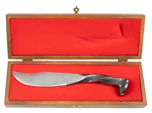 Logan Pearce, Bladesmith, Most Unusual, Twisted Railroad Spike Knife