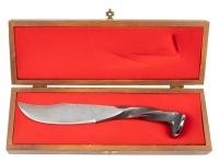 Logan Pearce, Bladesmith, Most Unusual, Twisted Railroad Spike Knife