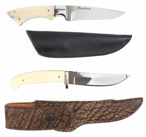 Pair of Handsome Knives by Ga&Atilde;&copy;tan Beauchamp and S. Mackrill