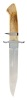 Lloyd Pendleton Bowie Knife with Mammoth Tusk Scales