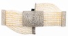 Magnificent Diamond and Pearl Choker with a .42 Carat Diamond surrounded by 60+ Bright White Accent Diamonds