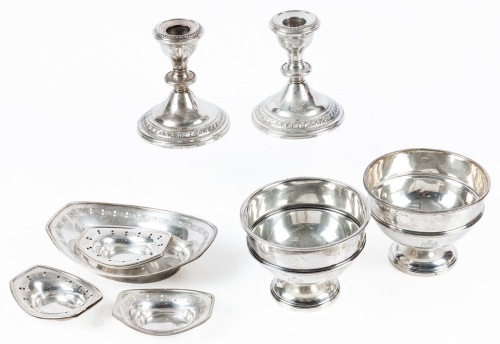 Collection of Sterling Silver Tableware Items