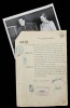 Juan Peron: Document Signed by Peron During WWII