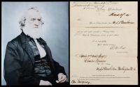 Gideon Welles: End of Civil War Document as Secretary of the Navy, Official Order Removing Soldier from U.S.S. Dumbarton