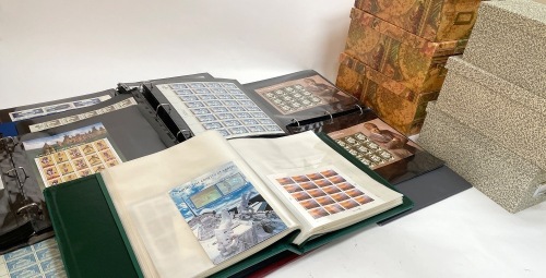 Large, Impressive, Supremely Well Archived Collection of Mint Souvenir Sheets 1930-2015 and Plate Blocks