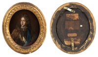 Alexis-Simon Belle. Portrait of Prince James Francis Edward Stuart Oil on Panel