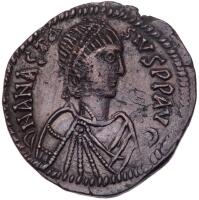 Anastasius I. &Atilde;&dagger; Follis (18.68 g), 491-518