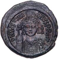 Justinian I. &Atilde;&dagger; 1/2 Follis (11.51 g), 527-565