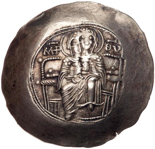 Isaac II Angelus. Electrum Aspron Trachy (4.21 g), 1185-1195