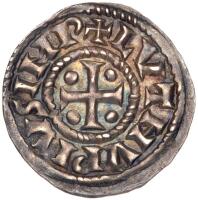 France. Carolingian. Lothaire I, As Emperor (840-855). Silver Denier