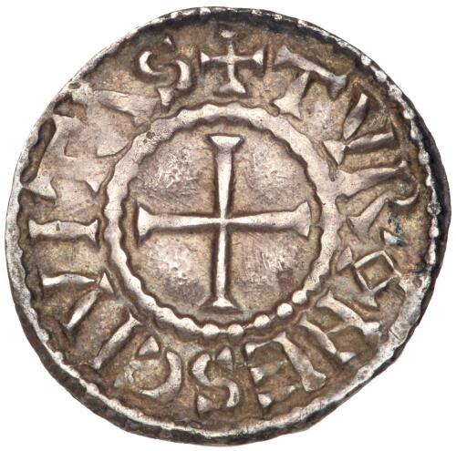 France. Carolingian. Louis III, (879-882). Silver Denier, undated