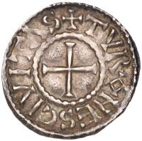 France. Carolingian. Louis III, (879-882). Silver Denier, undated