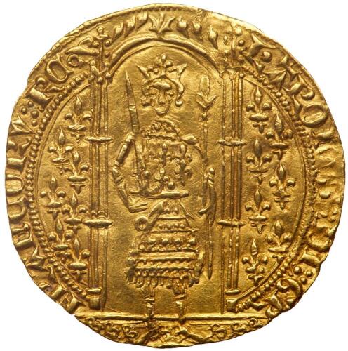 France. Charles V (1364-1380). Gold Franc a Pied, undated