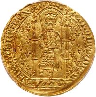 France. Charles V (1364-1380). Gold Franc a Pied, undated