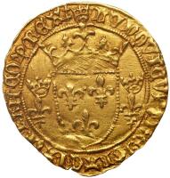 France. Louis XI (1461-1483). Gold Ecu d'or &Atilde; la couronne, undated