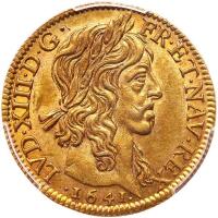France. Louis XIII (1610-1643). Gold Louis d'or, 1641-A