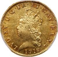 France. Louis XV (1715-1774). Gold Double Louis d'or de Noailles, 1718-A