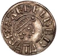 Great Britain. Kings of Wessex. Aethelred I (865-871). Silver Penny, undated