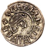 Great Britain. Kings of Wessex. Aethelred I (865-871). Silver Penny, undated