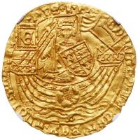 Great Britain. Edward IV (1st Reign, 1461-1470). Gold Ryal or Rose Noble, undated