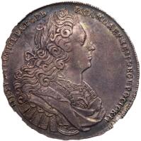 Rouble 1728. Moscow, Kadashevsky mint.