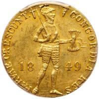 Official Russian Imitation of a Dutch Ducat 1849. St. Petersburg mint.