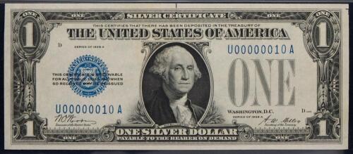 $1 1928A SC s/n U00000010A
