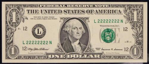 Very Choice New $1 L22222222N