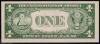 $1 Silver Certificate solid serial #44444444 - 2