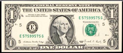 18 high grade $1 FRN Radar Serial Numbers