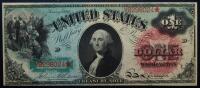 Choice CU $1 1869 Rainbow Legal Tender Note