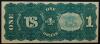 Choice CU $1 1869 Rainbow Legal Tender Note - 2