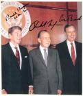 (Presidents) Richard Nixon, Ronald Reagan, and George Bush