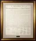 [Declaration of Independence] Peter Force Rice-paper Copy
