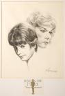 Shirley MacLaine - Original Pencil and Charcoal Portrait by Nicholas Volpe