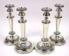 Tiffany & Co. Sterling Silver Monumental Candelabras. Set of 4