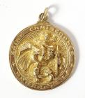 14K Yellow Gold Saint Christopher Pendant