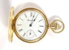 Hampden 14K Yellow Gold Hunting Case Pocket Watch