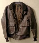 Apollo Program, c1965, Brown Leather Flight Jacket