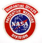 Apollo Program, "NSA Preventative Medicine Division / Quarantine Officer" Crew Patch