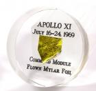 Apollo 11, 1969, FLOWN Gold Foil