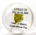 Apollo 11, 1969, FLOWN Gold Foil