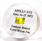 Apollo 16 1972I, FLOWN Gold Foil