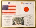 STS-47, 1992, FLOWN US and Japanese Flags